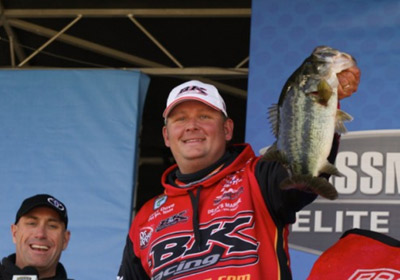Kurt Dove fishing the Elite Series at Lake Seminole