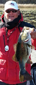 Kurt Dove with a nice bass catch - Lake Seminole